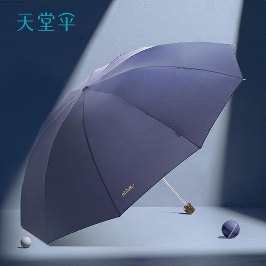 【天堂伞！双人全钢十骨大伞】绅士风范，雨中挚爱。大伞轻质如云，伞下直径107cm，雨露无惧。更多关爱，呵护你我。 商品图1
