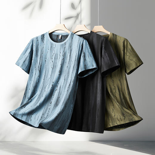 【DDP】大依优型大码破洞短袖T恤休闲透气半袖夏季上衣胖子加肥加大 商品图4