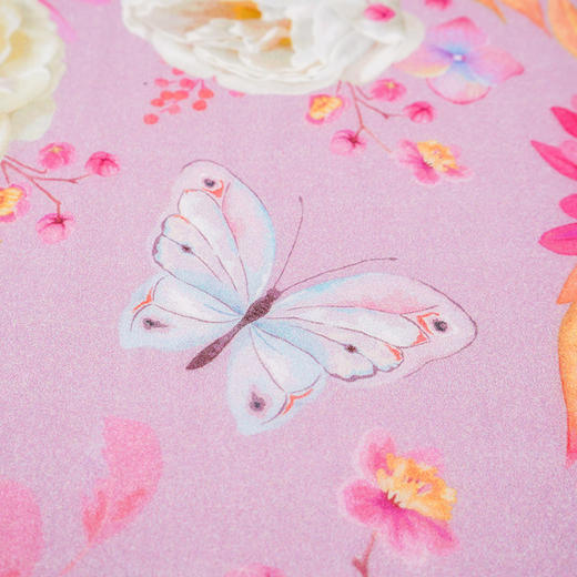 东黎 • 绒韵花色精纺印花方巾 85*85CM  4460 商品图11