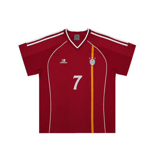 FDR旗舰店 织带V领撞色速干短袖t恤男女夏季美式凉感骑行运动球衣 商品图7