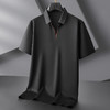 【冰丝】【DDP】大依优型大码POLO衫V领翻领潮流短袖t恤男加肥加大码冰丝夏装胖子宽松运动半袖 商品缩略图1