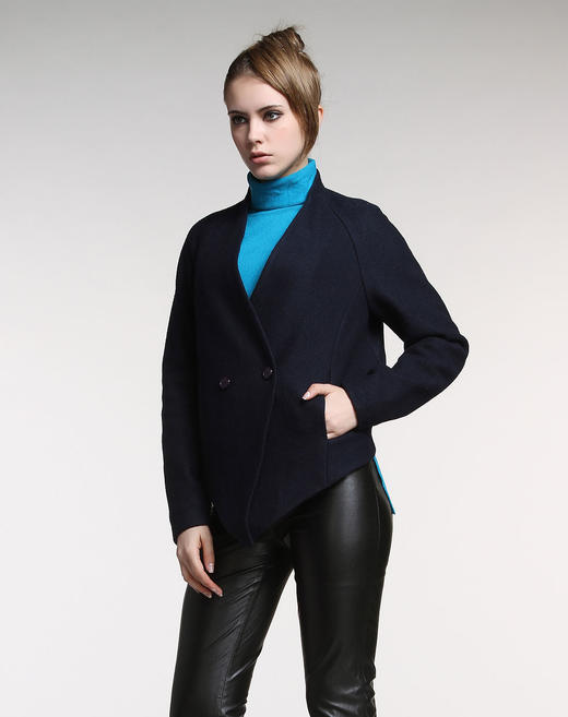 4893915769874 EQ:IQ 藏蓝色立领时尚长袖外套 商品图3