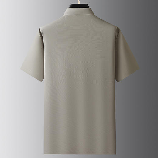 【冰丝】【DDP】大依优型大码POLO衫V领翻领潮流短袖t恤男加肥加大码冰丝夏装胖子宽松运动半袖 商品图3