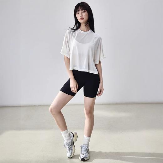 跃牌【周游世界系列】2025春夏新品瑜伽服女天丝莱赛尔轻薄运动上衣 TP0819 商品图4
