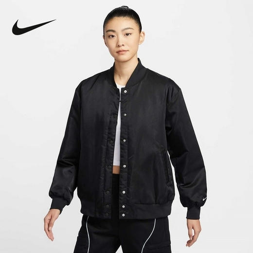 Nike耐克女装2025春季新款女子梭织夹克休闲运动服上衣HJ0972-010 商品图0