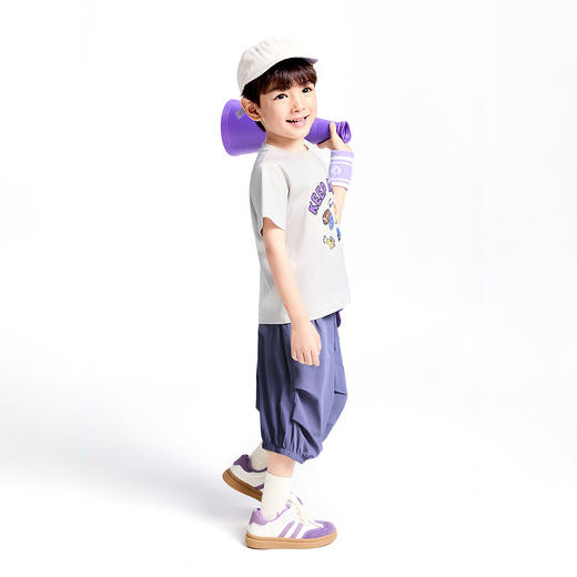 男童全腰梭织七分裤夏季新款安奈儿童装实体店同款XB526629 商品图5