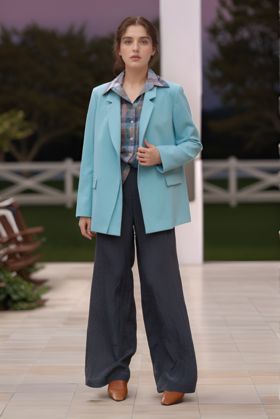 结构设计领西服外套