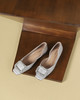 westory春夏新款时尚优雅单鞋方扣水钻气质百搭平底鞋女S24CE74461 商品缩略图3