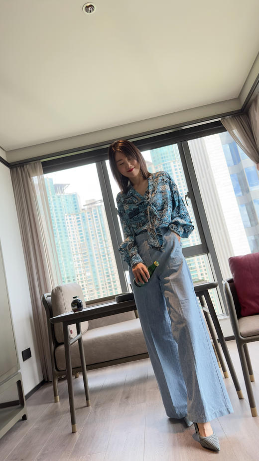 westory春秋高脚小细跟波点装饰皮鞋通勤尖头单鞋W23CE73101 商品图5