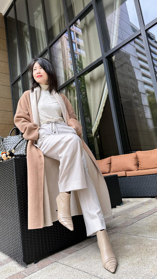 westory2024年秋冬新款优雅风中高跟百搭短靴切尔西W24DS84301 商品图6