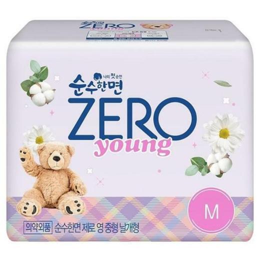 可绿纳乐ZERO纯棉卫生巾(中x4)순수한면 제로 중형 商品图0