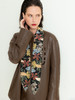 手语花飘带环保素皮外套 商品缩略图3