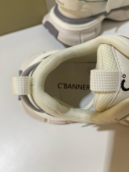 【原单断码特价】C.BANNER/千百度撤柜厚底老爹鞋圆头系带运动鞋 商品图4