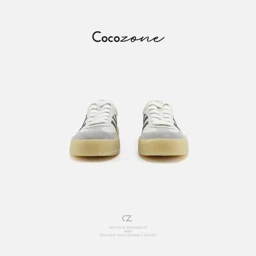 COCO ZONE 2025复古厚底拼色系带女式休闲鞋CD2A0500 商品图0