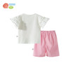 ZB2ET006贝贝怡【小飞袖凉感套装】夏季新款女童冰感短袖T恤宽松透气短裤两件套 商品缩略图3