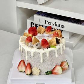 【ins风奥利奥淋面】奥利奥生日蛋糕