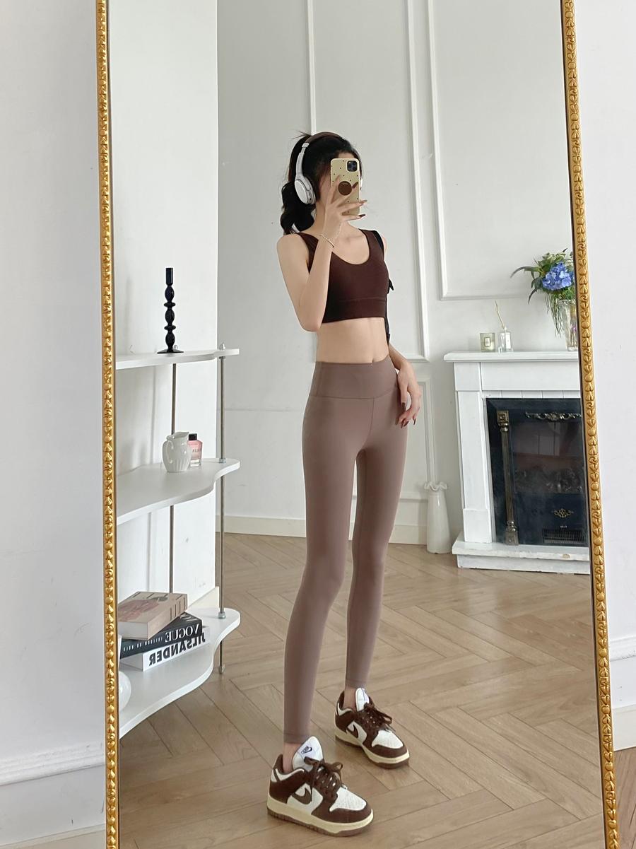 lululemonWunder Train 女士运动高腰紧身裤瑜伽裤24" 芯吸肯豆露思日常都在穿这款（MT）