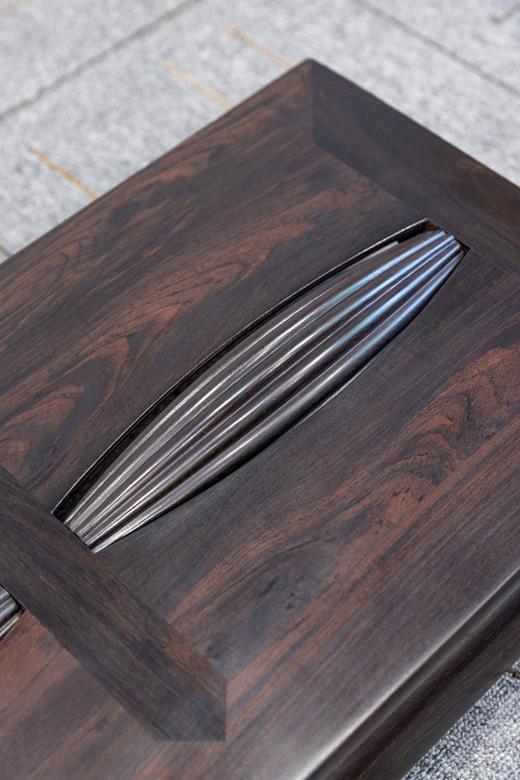 红桥红  家具严选  紫光檀（东非黑黄檀）【60 滚轴养身脚踏】 商品图3