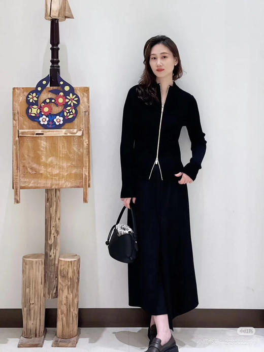 38-4 难得原材 小禾 双开 拉链针织衫 胖瓜6码 商品图8