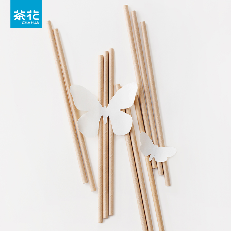 茶花本色纸吸管（直管）311001