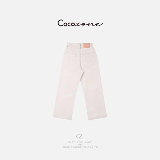COCO ZONE 2025新款简约水洗百搭女式牛仔裤CD1A0500 商品图1