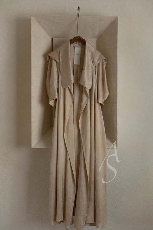 Phaedo  古绿金/暮金色宫廷袖真丝外套 商品图5