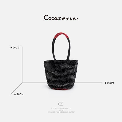 COCO ZONE【黑标系列】 松弛老钱风编织单肩包CD2A0494 商品图1