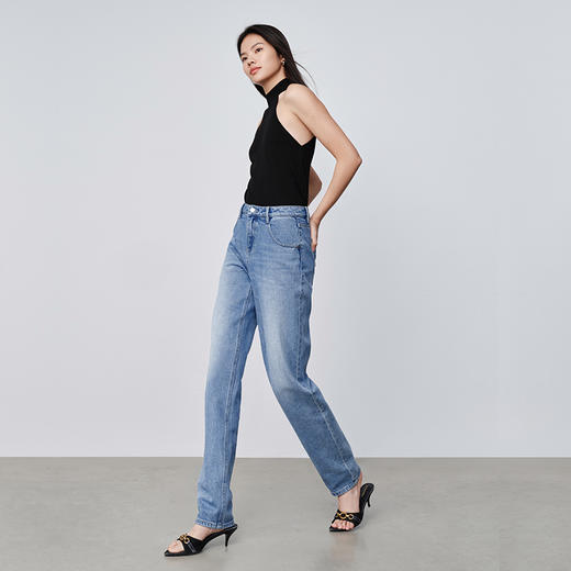 【十分蜡笔裤】simplepieces锥形裤SPS牛仔十分裤 商品图2