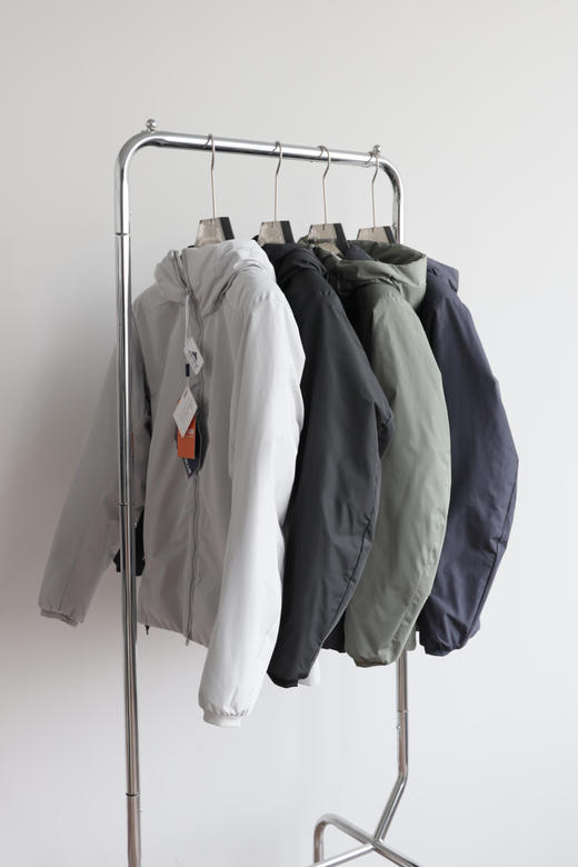 无标袅 AT0M阿瞳木 拉链连帽薄棉服 WT836 商品图5