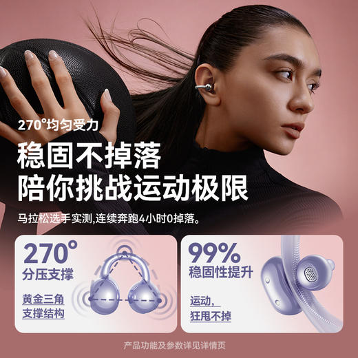 塞那Sanag  S6SPRO耳夹蓝牙耳机开放式无线不入耳气传导耳机跑步专业2025年新款 商品图9