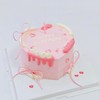 ins风粉红蝴蝶结心形蛋糕 商品缩略图3