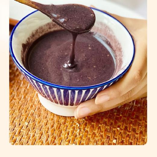 早餐无添加剂 香芝麻黑豆腰果核桃羹 500g/罐 商品图2