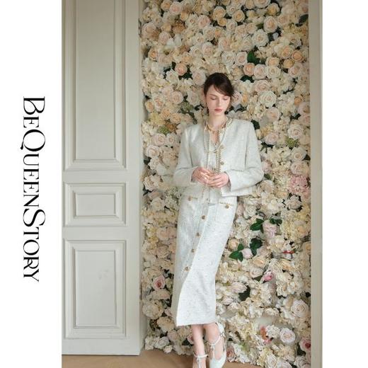 余潇潇【香榭玲珑】2025年早春装新款气质高级小香风外套&马甲&半裙 商品图2