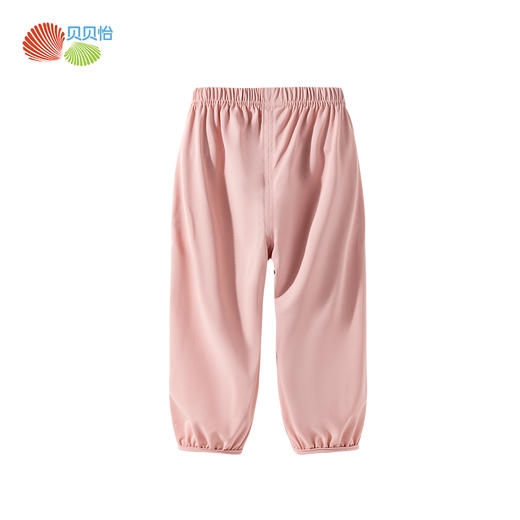 ZB2EK018贝贝怡2025春夏新款女童时尚百搭长裤宽松透气休闲裤凉感速干防蚊裤 商品图4