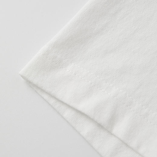 ROMI STUDIO“美式复古”100%棉学院风印花圆领短袖T恤 RW25RSX0132 商品图4