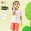 贝贝怡25夏季新款女童凉感短袖T恤宽松透气短裤两件套运动休闲冰感套装ZB2ET003 商品缩略图0