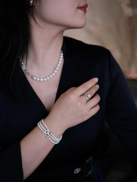 花花团有机宝石珍珠首饰专场：每一款都经过精心挑选设计！基础款耳环、戒指｜设计款仙女风耳线、项链、手链，应有尽有～佩戴气质优雅，为美丽加分～ 商品图6