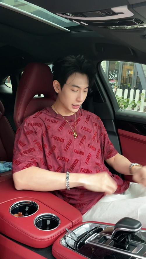 T2639夏季高级感新款扎染绒面印花字母圆领短袖T恤宽松潮流套头上衣 商品图0