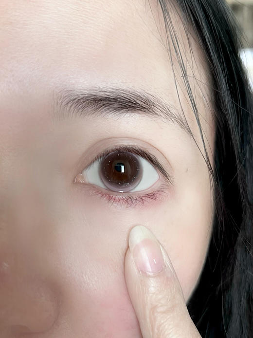 CN+ 樱花落落 半年抛 两片 14.5mm 参考着色 13.9mm 基弧 8.5 含水 40% 新锐国货 商品图1