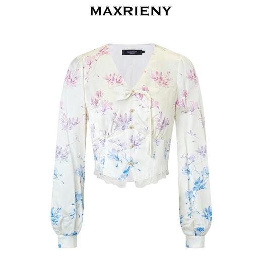 MAXRIENY2024雪纺衫(货号:MC85TP081) 商品图3