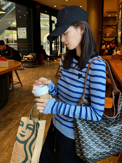 双色条纹针织（锁 商品图4