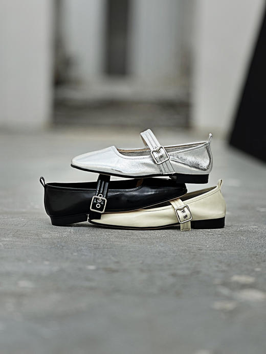 RIM RIM塑性马皮鞋平底玛丽珍法式一字带舒适2362 商品图4