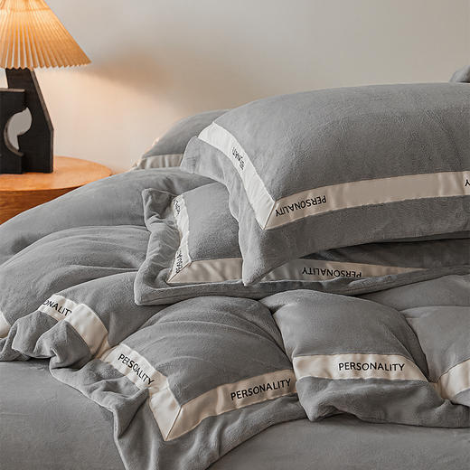 芝芝牛奶绒轻奢四件套-TJ1533 商品图4