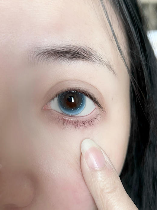 CN+ 寒冰碎片 半年抛 两片 14.5mm 参考着色 13.9mm 基弧 8.5 含水 40% 新锐国货 商品图1