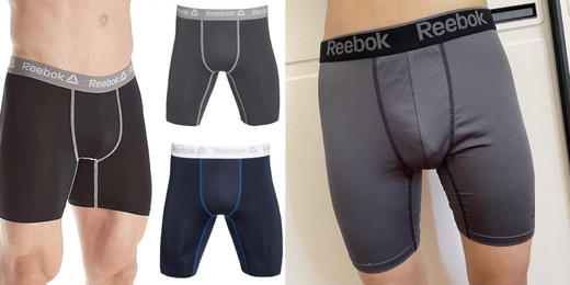 全新正品锐步Reebok男士长款四角裤，平角裤，打底裤。尺码S-XL
两条一组，颜色随机 商品图7