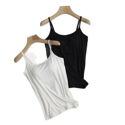 【莫代尔带胸垫】吊带打底衫小吊带 商品图4