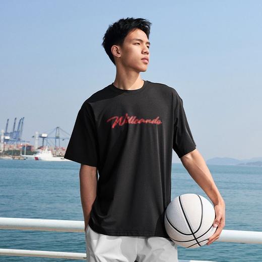 有志者UZIS美式运动短袖男夏季新款宽松透气潮流休闲篮球t恤[脉冲 商品图2