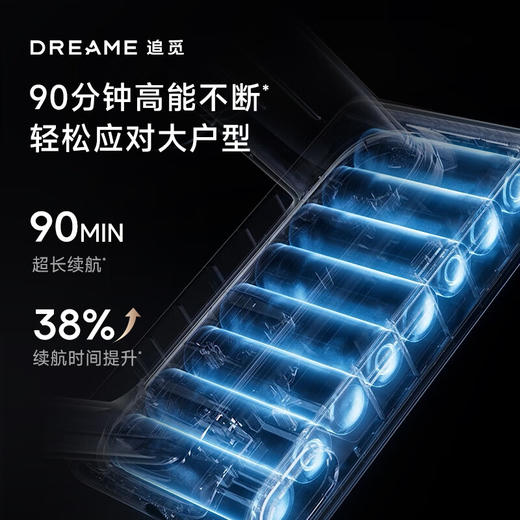 追觅自集尘吸尘器Z20 Station增强版 家用无线手持 200AW大吸力 长续航 90天免打理 除螨仪懒人神器 商品图5