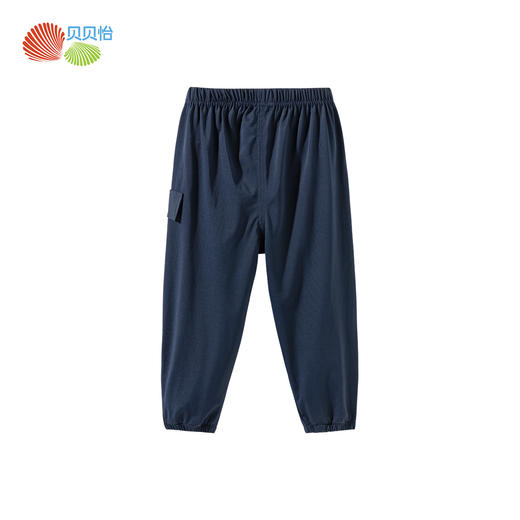 ZB2EK012贝贝怡儿童防蚊裤速干裤夏装2025新款男童薄款休闲裤洋气运动长裤 商品图2