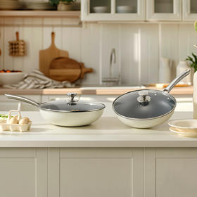 【EPROS 八奈司】0涂层新钛不粘锅30cm/32cm